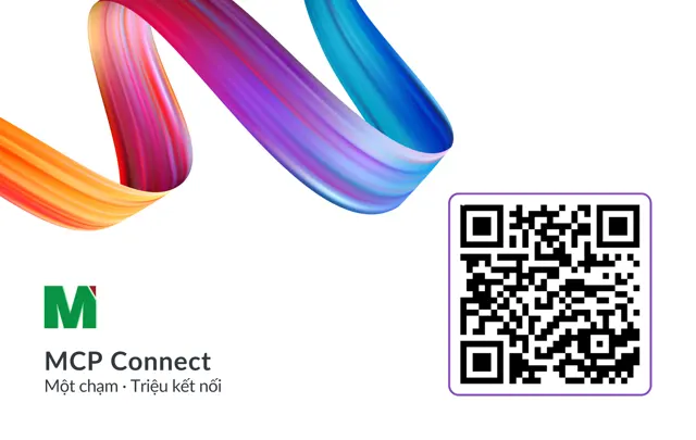 Mẫu thẻ Sáng tạo - mặt sau với QR
