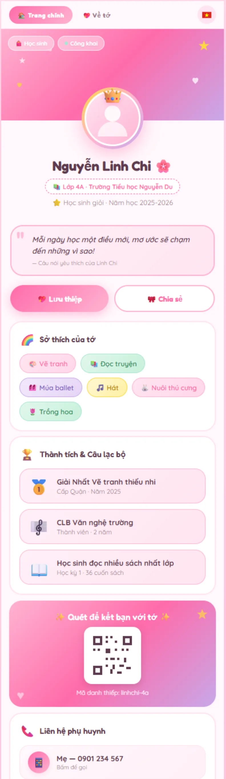 Giao diện Edu Khu vườn hoa